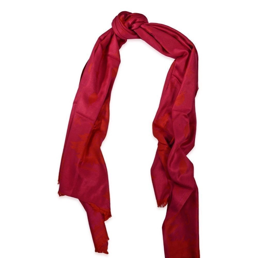 Scarf Raspberry Print - Picture 2 of 4